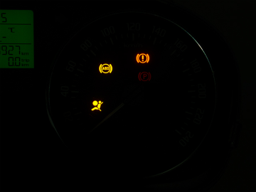 Fabia II (5J) MOPF Warning lights glow