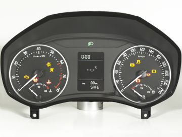 Octavia II (1Z) MOPF Warning lights glow