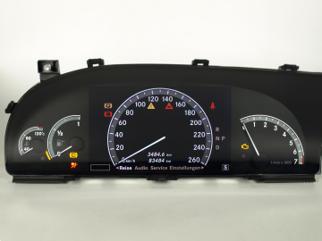 S W221 complete failure instrument cluster