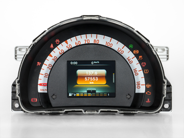 Forfour II (W453) Partial complete failure instrument cluster