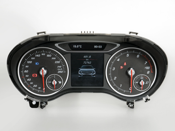 B W246 Partial complete failure instrument cluster