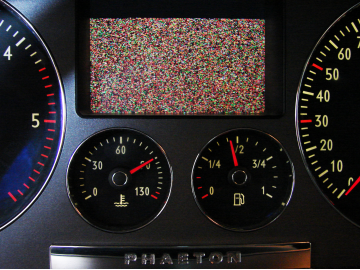 Phaeton Erreurs de pixels système d'information du conducteur (FIS) TFT couleur 