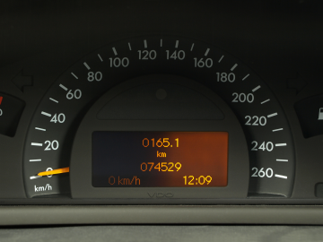 C W203  Display fault instrument cluster