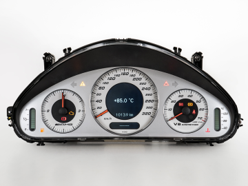 E W211 Partial complete failure instrument cluster - service interval