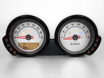 Forfour I (W454) pixel errors in the instrument cluster