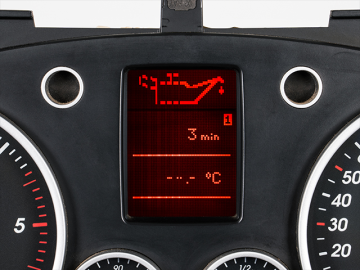 Touareg 1 (7L) Défauts de pixels dans le système d'information du conducteur (FIS) 